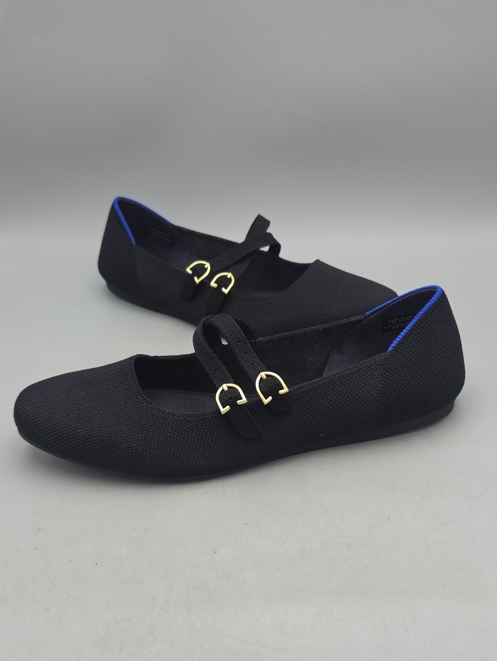 Rothy's The Double Buckle Mary Jane in Black Women 8.5